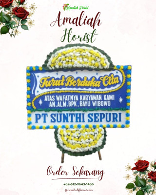 Papan Bunga Duka di Demak