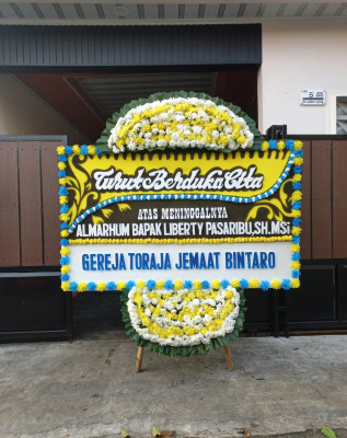 Papan Bunga Duka di Demak