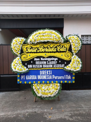 Papan Bunga Duka di Demak